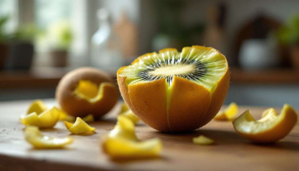 Il trucco per sbucciare un kiwi in modo pulito senza usare cucchiaio né coltello
