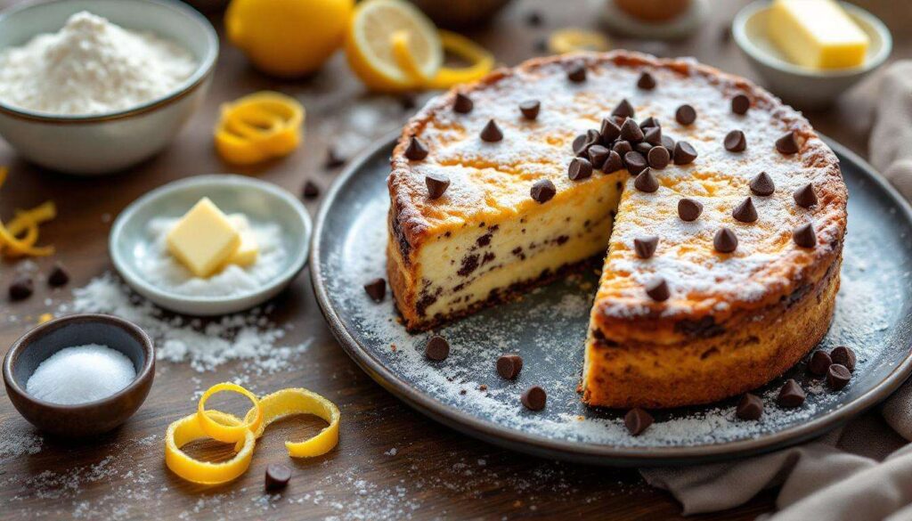 Torta Sbriciolata ricotta e cioccolato: croccante fuori, morbida dentro