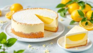 Torta con crema al limone, la ricetta di un dessert farcito e profumato