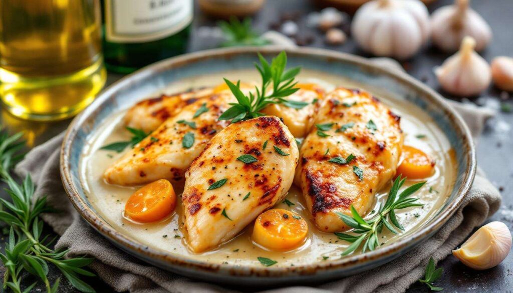 Petto di pollo in padella al vino bianco: tenero e con una salsina veloce
