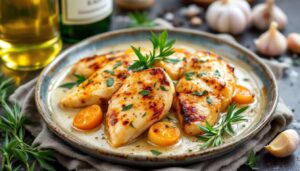 Petto di pollo in padella al vino bianco: tenero e con una salsina veloce