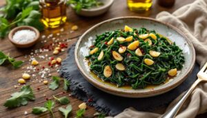 Cavolo nero in padella con aglio e olio: contorno rapido e saporito