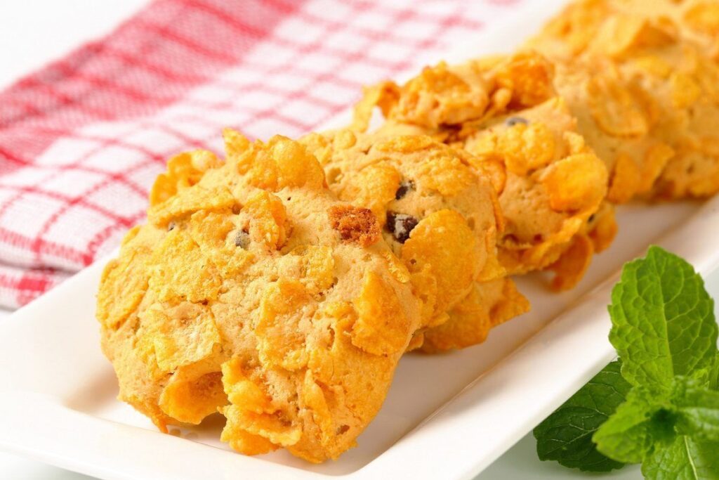 Rose del deserto di corn flakes: i biscotti più leggeri e friabili