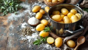 Cosa aggiungere all'acqua quando si lessano le patate: cuoceranno più velocemente e saranno più gustose.
