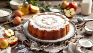 TORTA SOFFICE ALLE MELE: dolce ricetta facile con yogurt