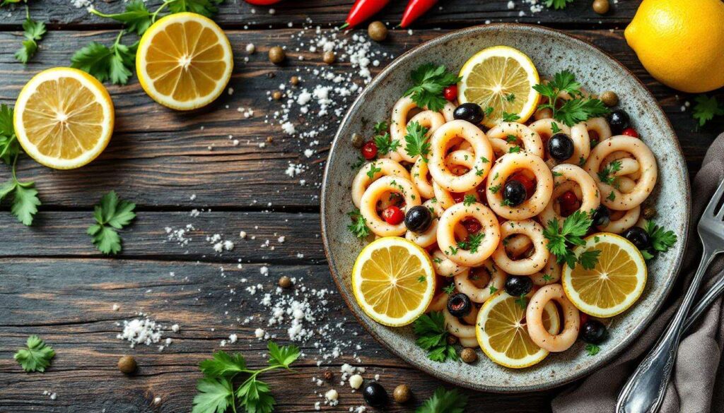 Ho cucinato questa insalata di calamari al limone e non ne è rimasto un pezzetto