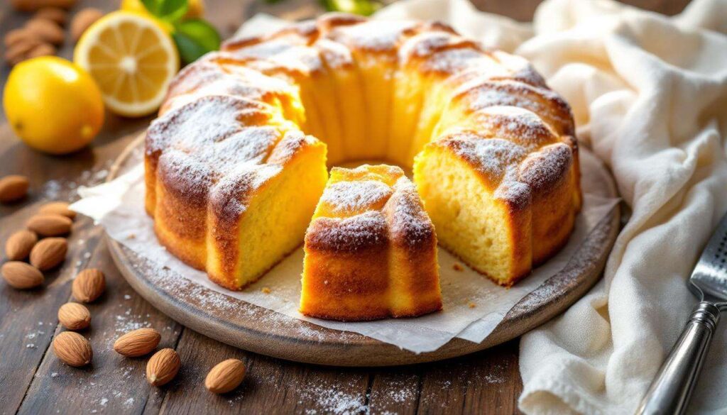 Ciambellone al limone e mandorle: soffice, profumato e facile da preparare in casa
