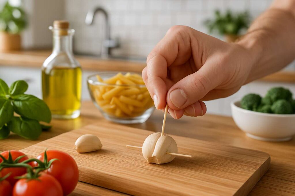 Tre trucchi con lo stuzzicadenti in cucina che ti fanno risparmiare tempo e lavaggi